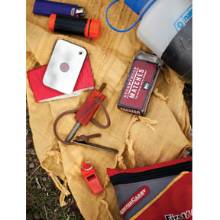For short hikes, Nester packs this abbreviated version of the Big Five: Lighter; Vaseline- smeared cotton balls, Signaling mirror, Two-plus quarts of water, Stormproof matches, Spark rod, Wilderness-caliber first aid kit, whistle. phm0312 saz6 md