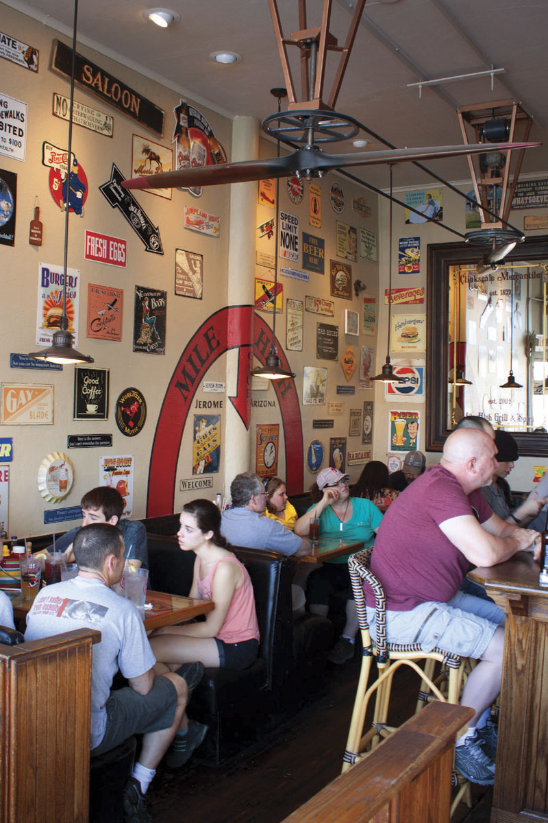 Photo by Evie Carpenter  Mile High Grill in Jerome