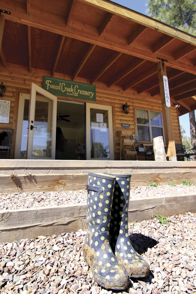 Photos by Lisa Bartoli; Fossil Creek Creamery in Strawberry