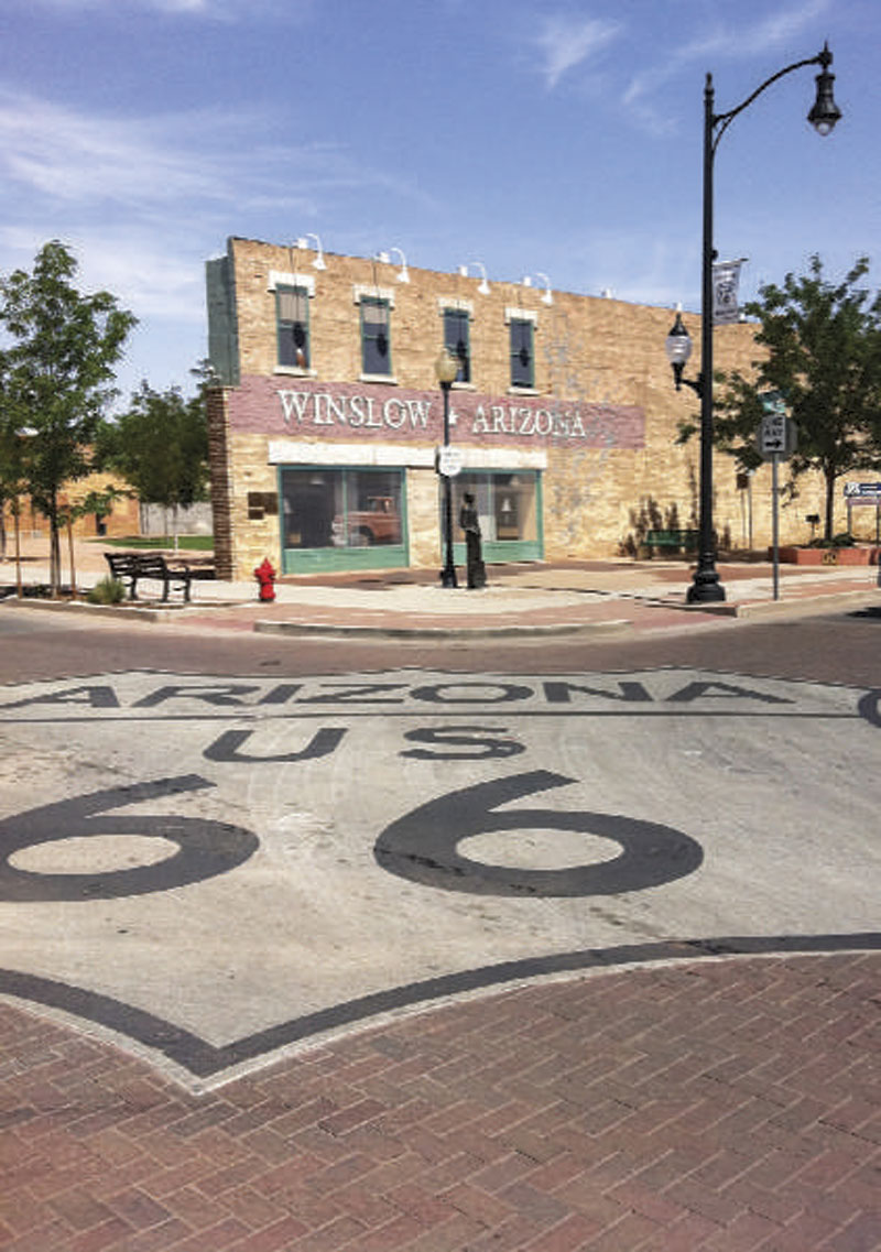 Photo by Nicole Roegner  Standin&rsquo; on the Corner Park in Winslow