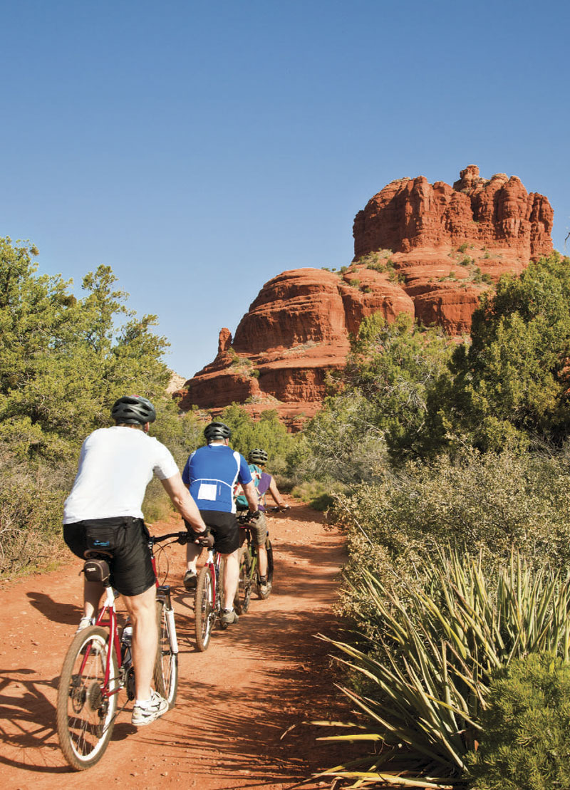 Photo by Madison Kirkman; Mountain biking in Sedona