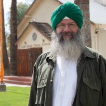 Ajai Singh Khalsa at the current Guru Nanak Dwara Ashram phm0612pfphxn 3 md