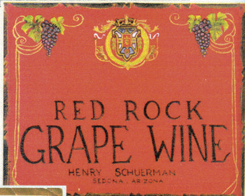 Photos courtesy Sedona Heritage Museum; The Schuermans made wine