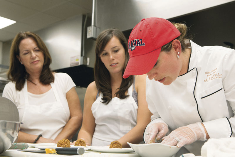Cooking class at Miraval Resort