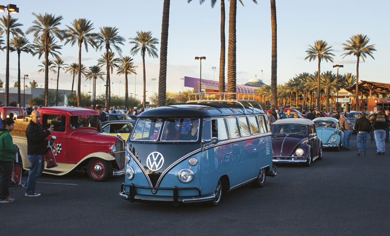 Classic VW enthusiasts flaunt their wares at the Scottsdale Pavilions.