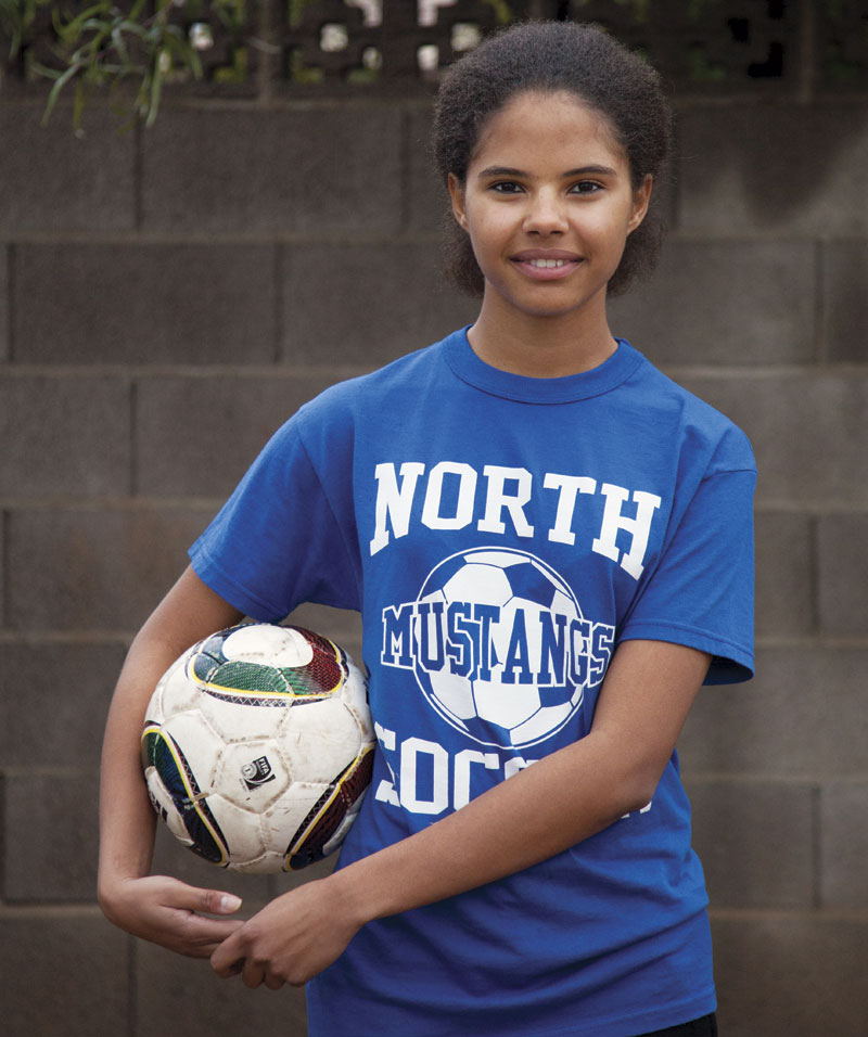 Mary Shannon sustained two concussions while playing high school soccer.
