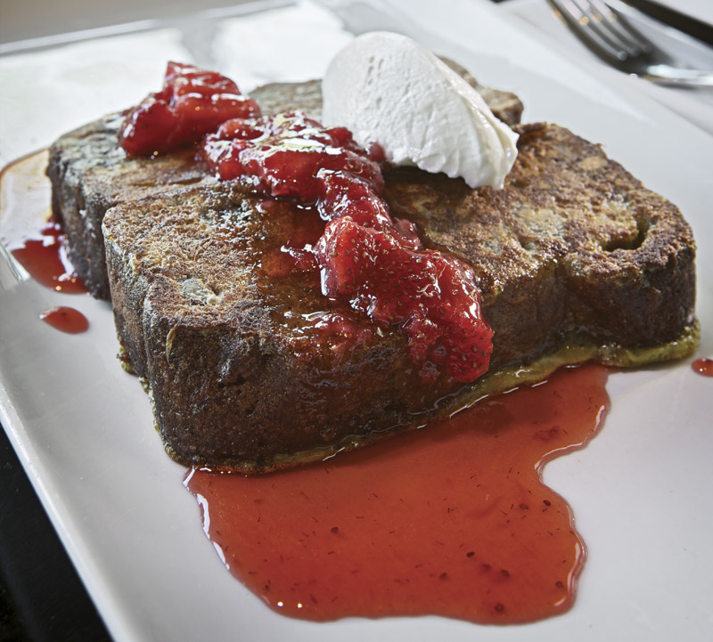 Banana bread French toast