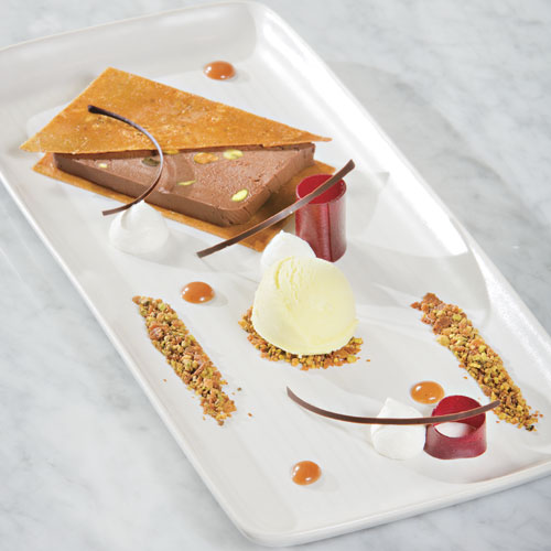 Dark chocolate p&acirc;te