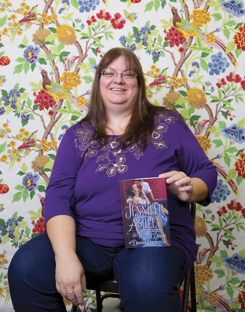Valley author Jennifer Ashley also writes under the pseudonym "Allyson James." Her Mackenzie series follows the exploits of a sexually insatiable British Lord
