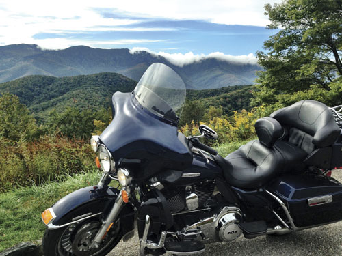 a view from the Black Mountain Overlook