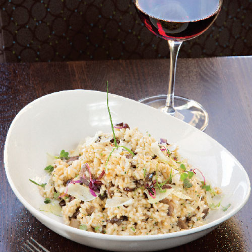 Wild mushroom risotto