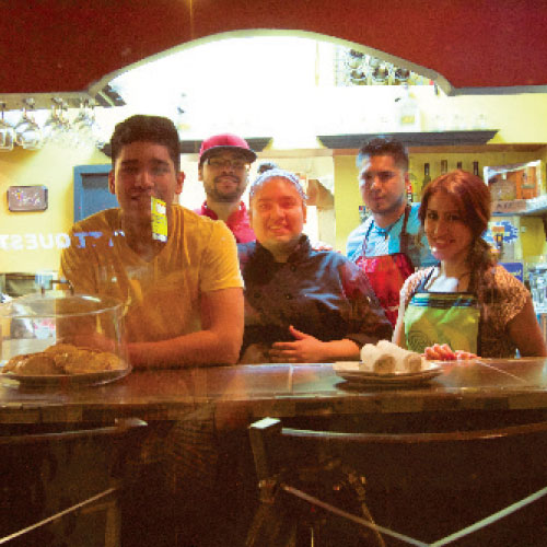 the staff at El Chullo