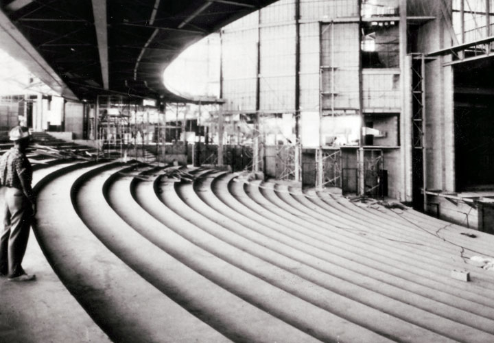 Gammage auditorium under construction PHM0115PF16