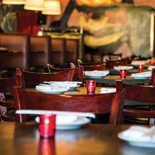 Photo by Blake Bonillas: Interior of Shabu Fondue 