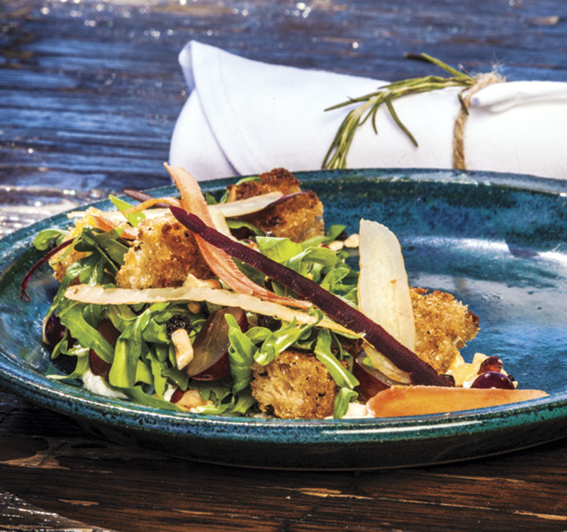 Moroccan spiced panzanella