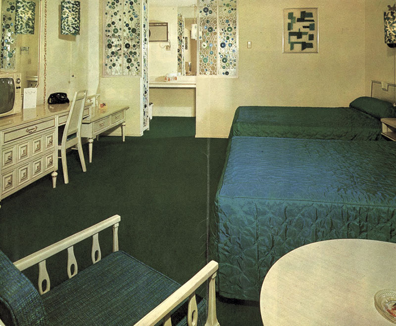 inside an original guest room