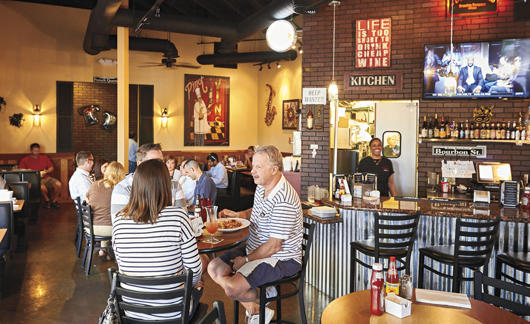 interior of Creole Cajun Bistro