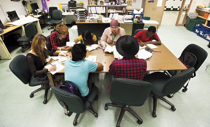 Maher with students PHM0815AL05