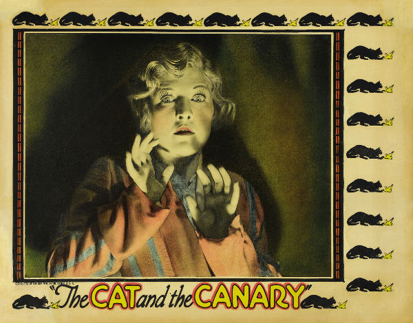 Poster for "The Cat and the Canary"