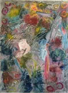 &ldquo;Untitled&rdquo; monotype, 1/1, $800 / by Glory Tacheenie-Campoy