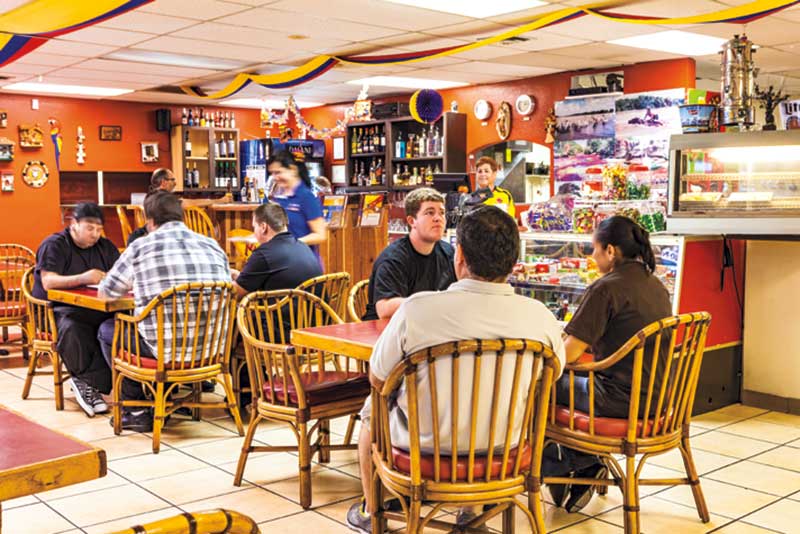 interior of La Tiendita