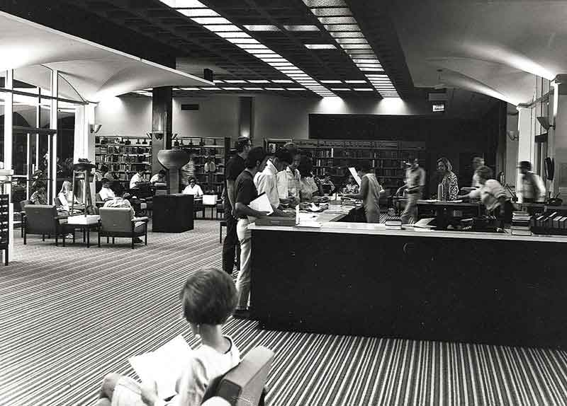 Library circulation desk