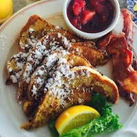 French toast at Kiss the Cook. Photo by Jodi B. on Yelp.