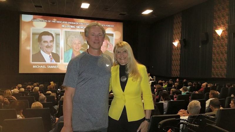 Dr. Lynne Kitei, right, with "The Phoenix Lights Documentary" filmmaker Steve Lantz. Photo courtesy Lynne Kitei.