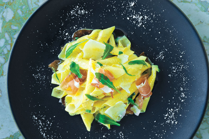 Garganelli pasta with truffle butter Garganelli pasta with truffle butter