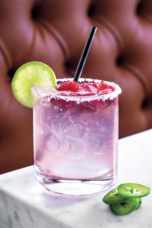 Raspberry-jalapeño margarita Raspberry-jalapeño margarita