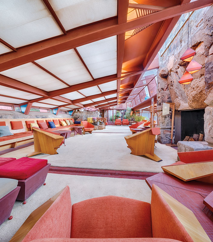 Garden Room at Taliesin West. Photos courtesy Andrew Pielage
