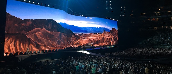 U2 performs at University of Phoenix Stadium. Photo by Nikole Tower.