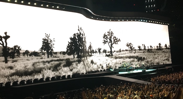 U2 performs Joshua Tree at University of Phoenix Stadium. Photo by Nikole Tower.