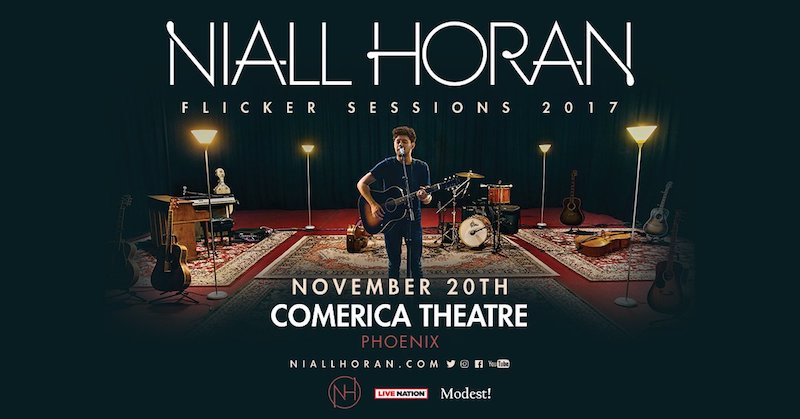 Niall Horan. Photo courtesy Comerica Theatre.
