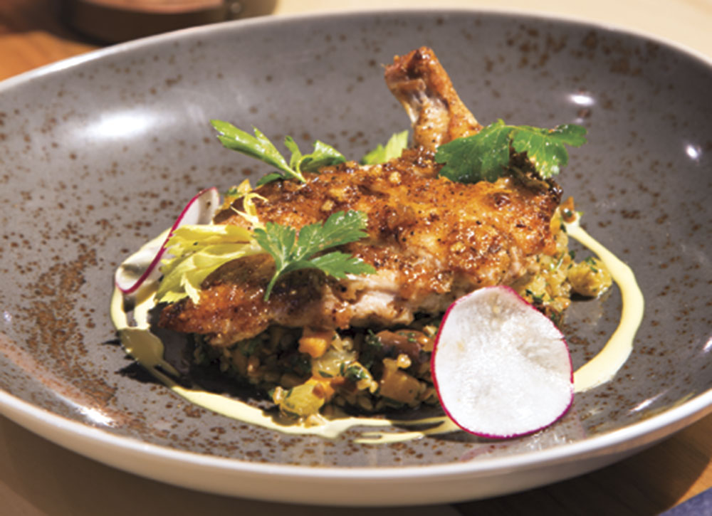 Moroccan Spiced Chicken Bowl; photo by Angelina Aragon Moroccan Spiced Chicken Bowl; photo by Angelina Aragon