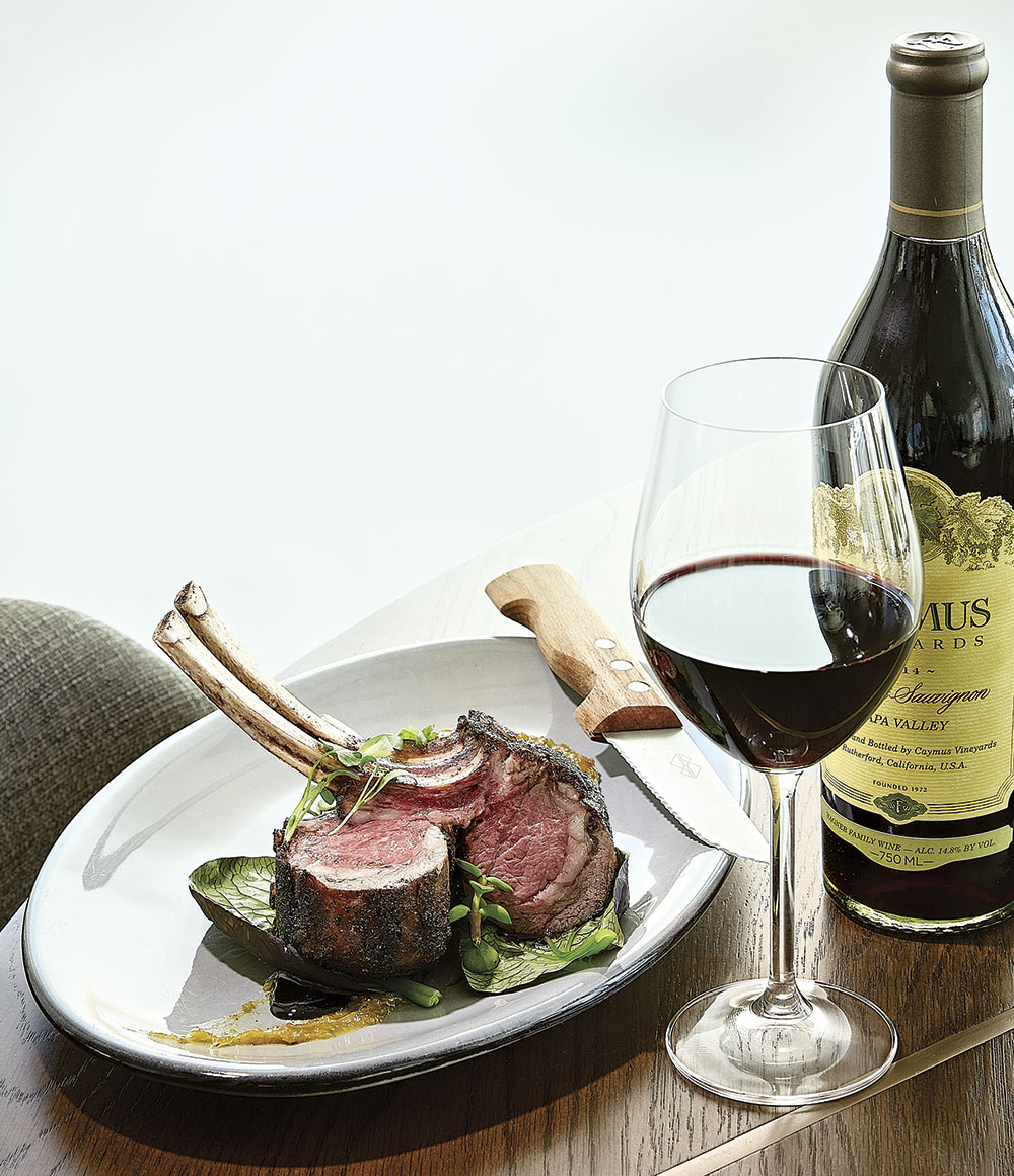 Morraccan spiced rack of lamb; photo by David B. Moore