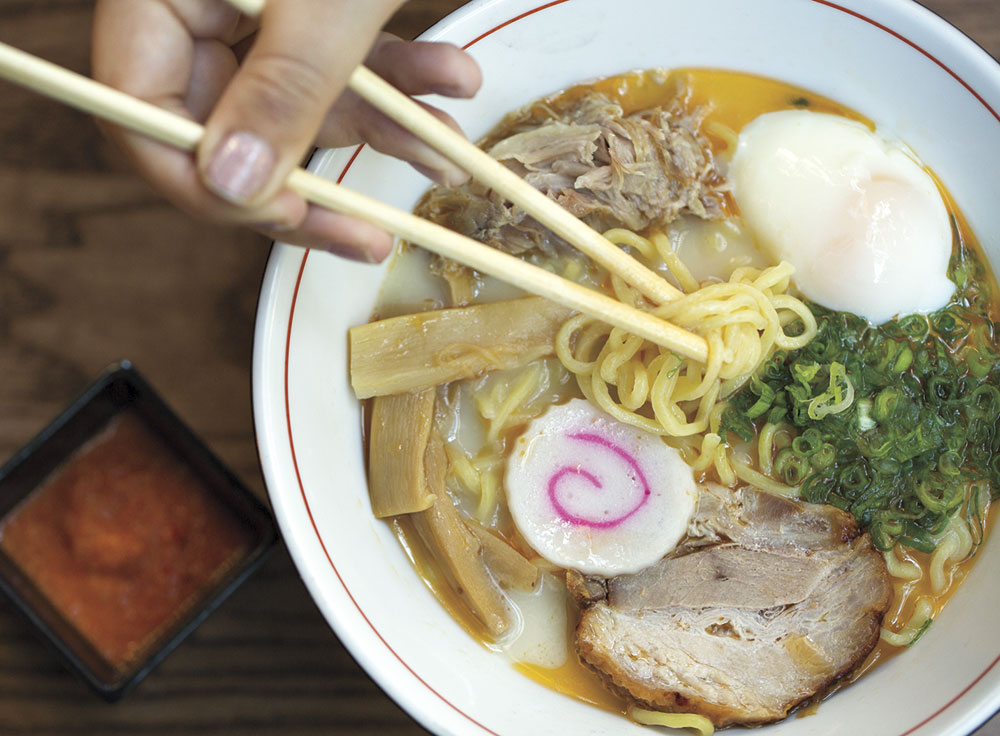 Tonkotsu ramen; photo by Bree Hamilton