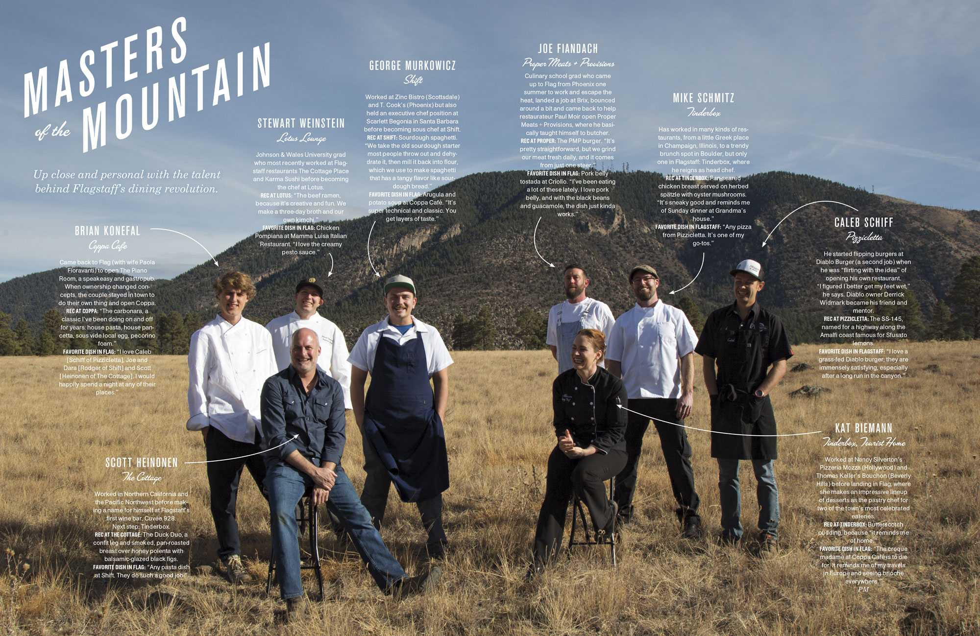 Masters of the Mountain - Up close and personal with the talent behind Flagstaff&rsquo;s dining revolution