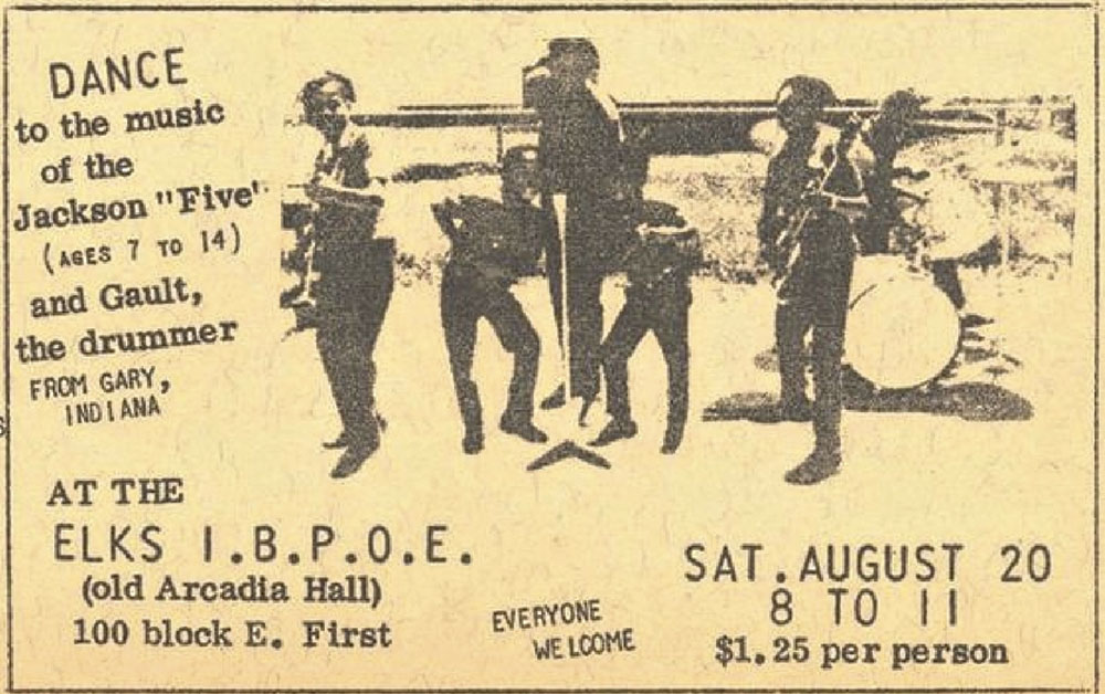  a flyer for the band&rsquo;s August 1966 show in Winslow; photo courtesy Linda Kor