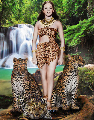 Acquanetta Tarzan and the Leopard 8 1 2