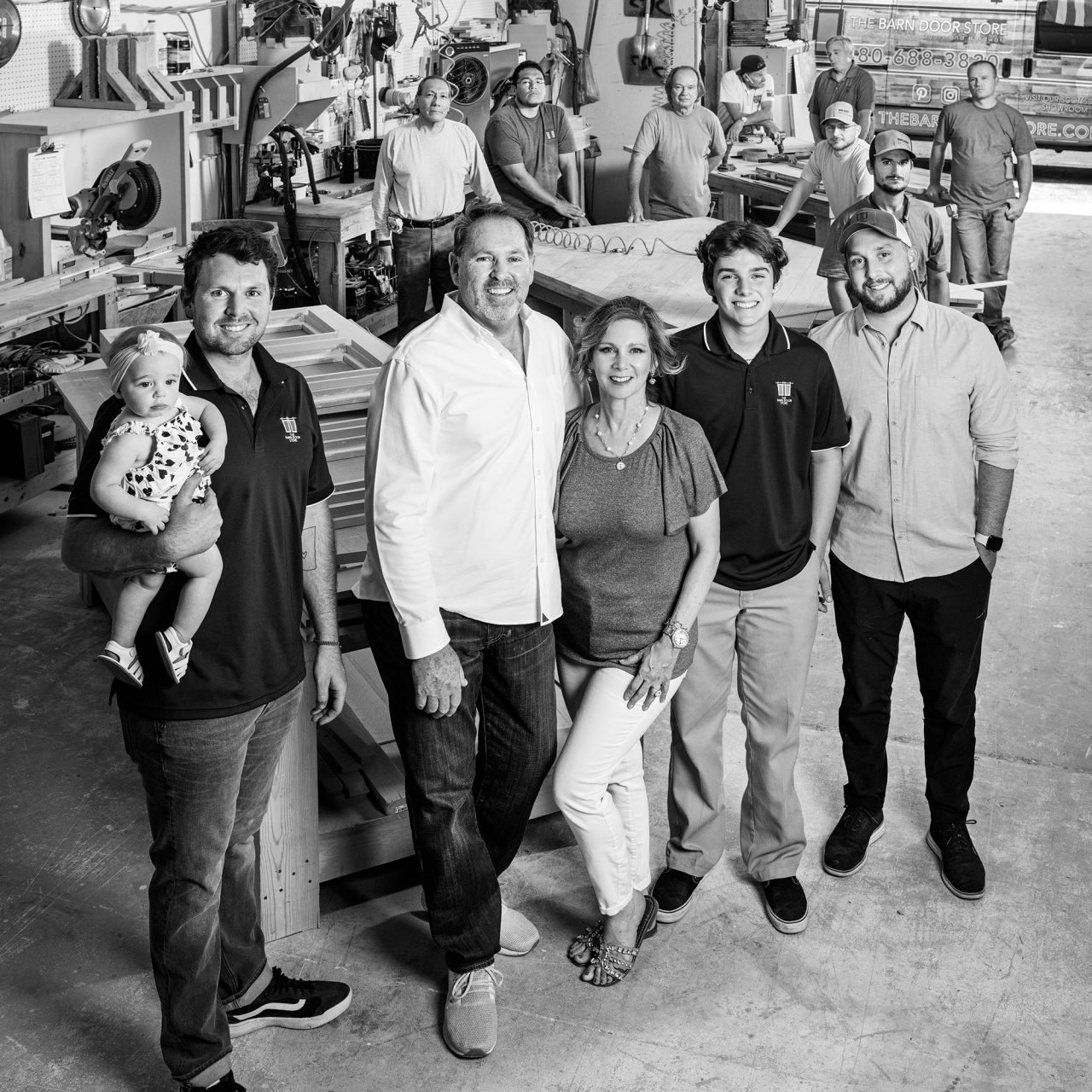 Faces of Locally Handcrafted Barn Doors
