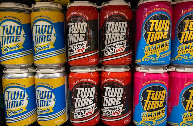 Two-Time Lagers & Ales brand from Michael Waltrip Brewing Company