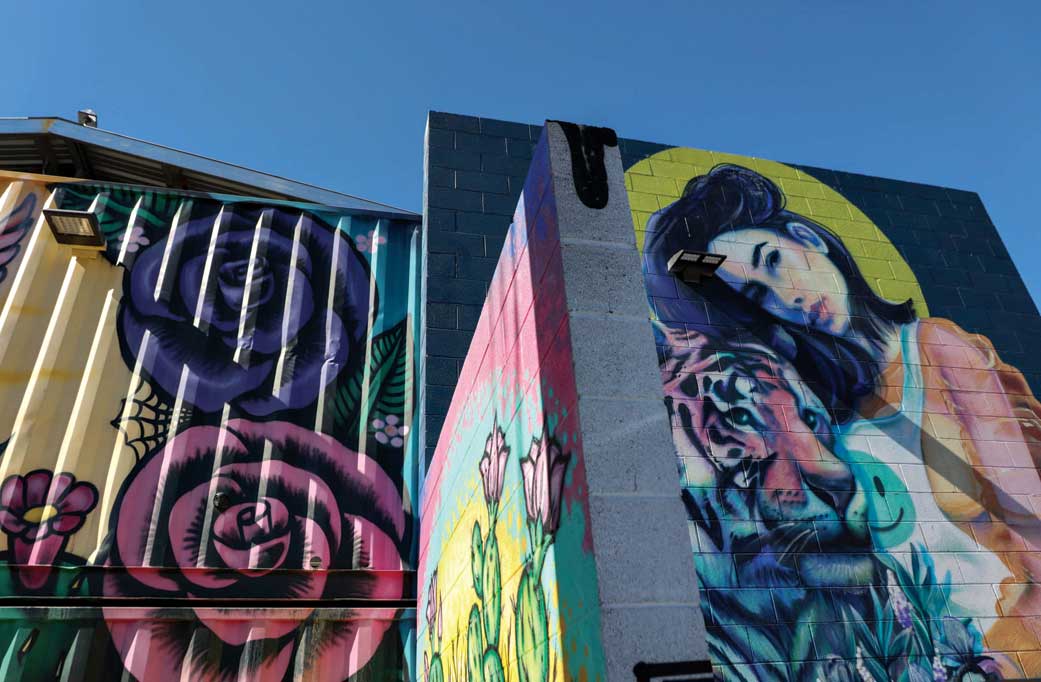The 1 1/2 Street Mural Project. Photography by Ryleeann Buss