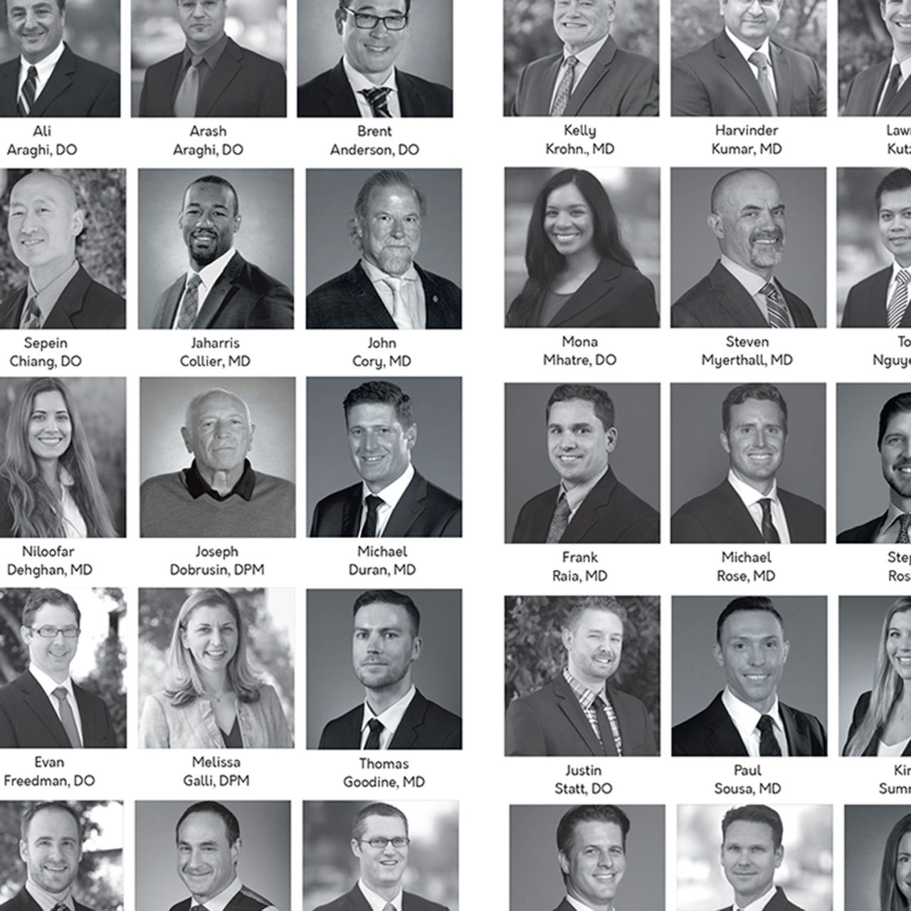 Faces of Orthopedic Surgery and Spine Health Solutions