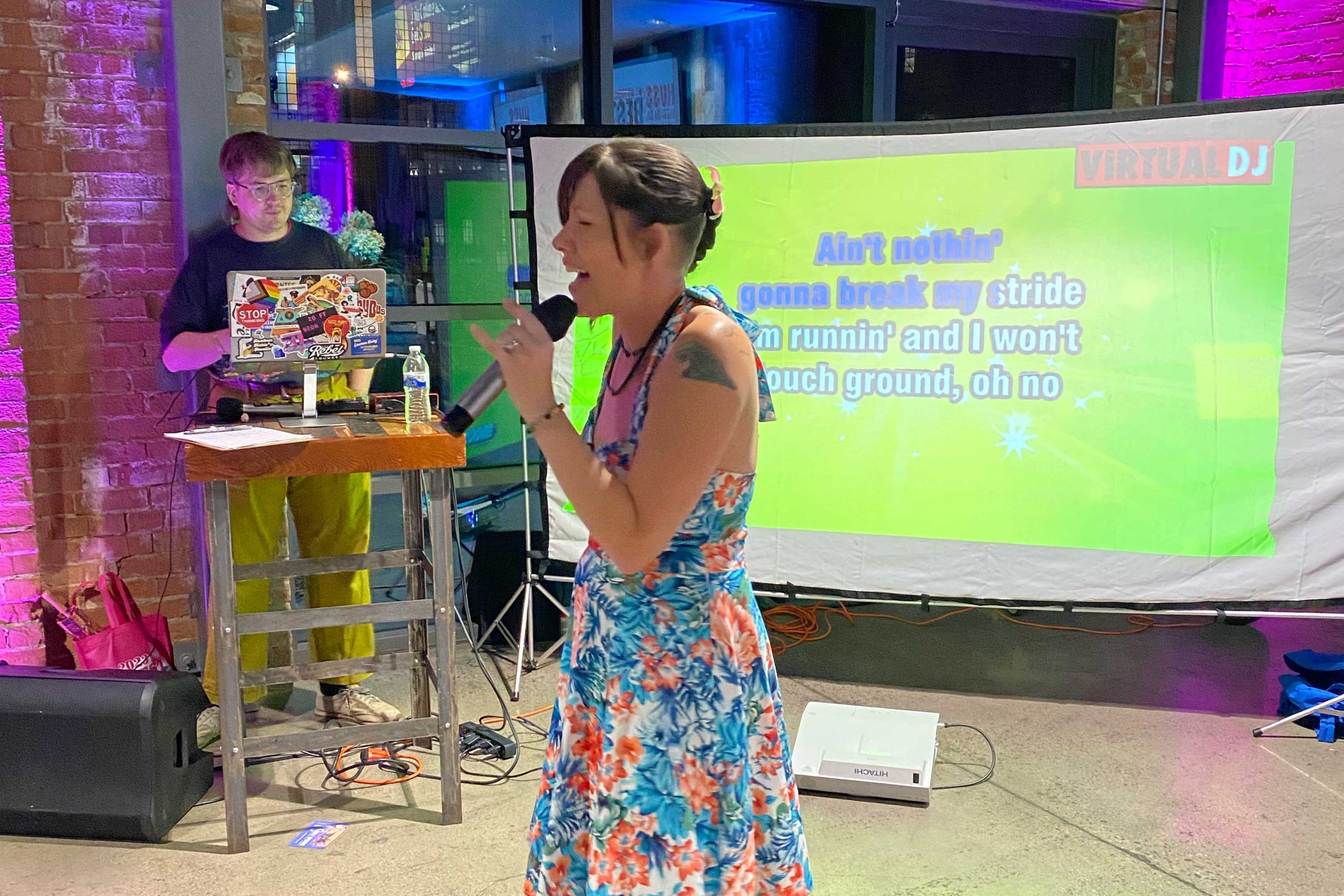 singing