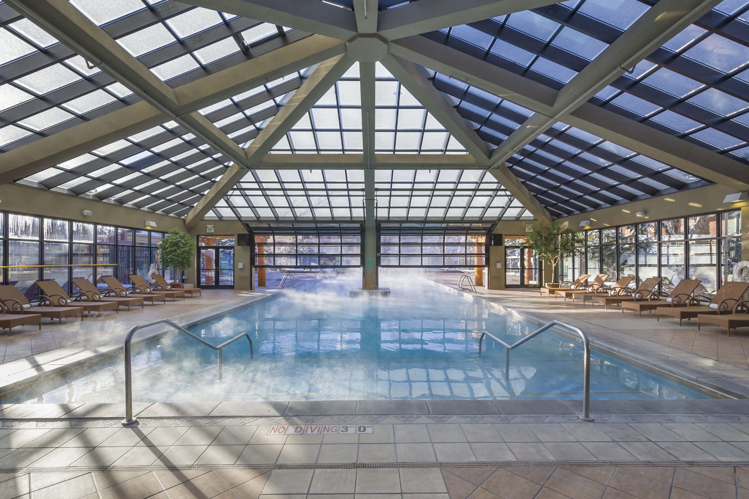 The indoor-outdoor pool at Westgate Park City; photo courtesy Westgate Park City Resort & Spa The indoor-outdoor pool at Westgate Park City; photo courtesy Westgate Park City Resort & Spa