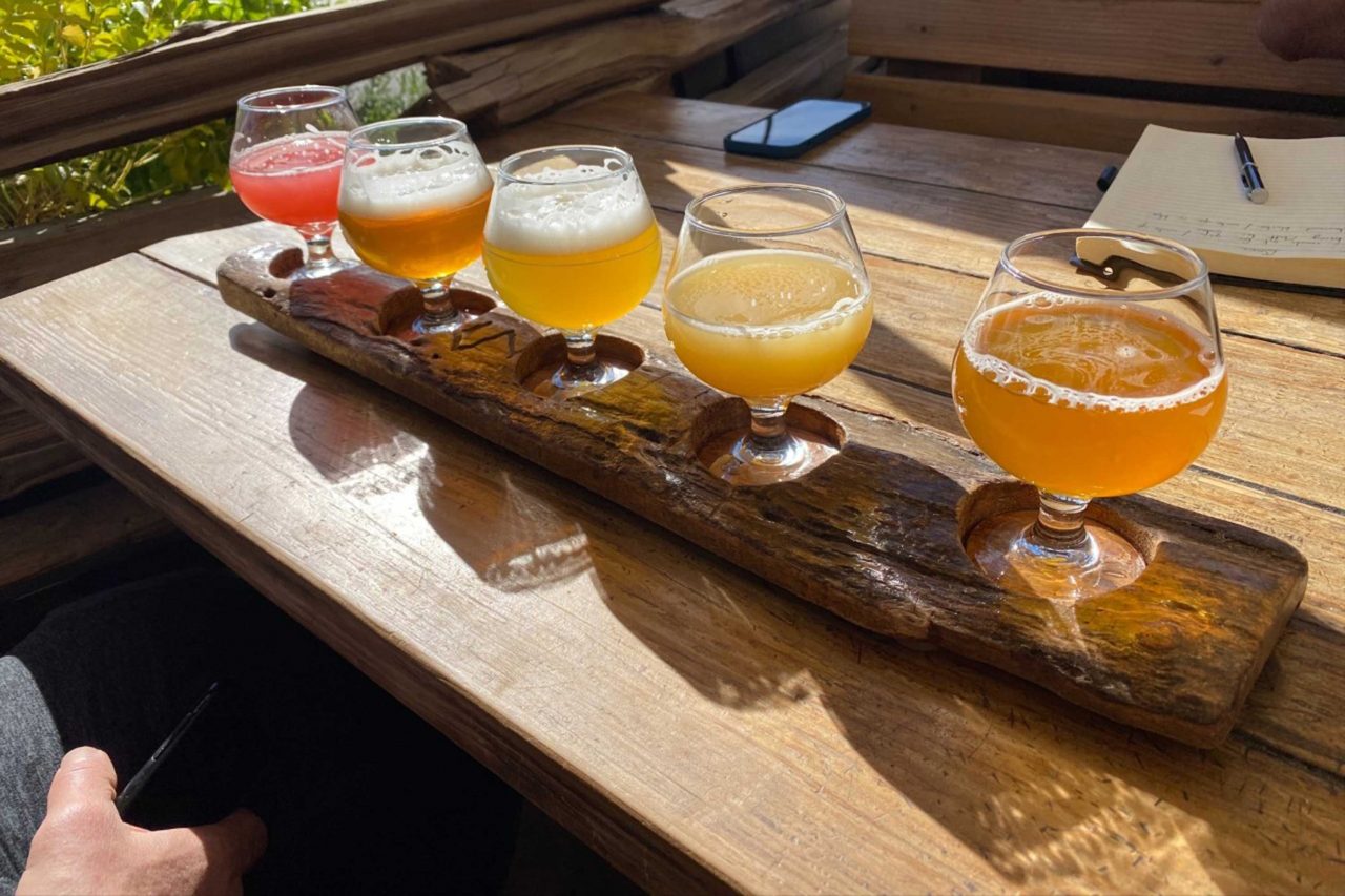 Arizona Wilderness beer flight