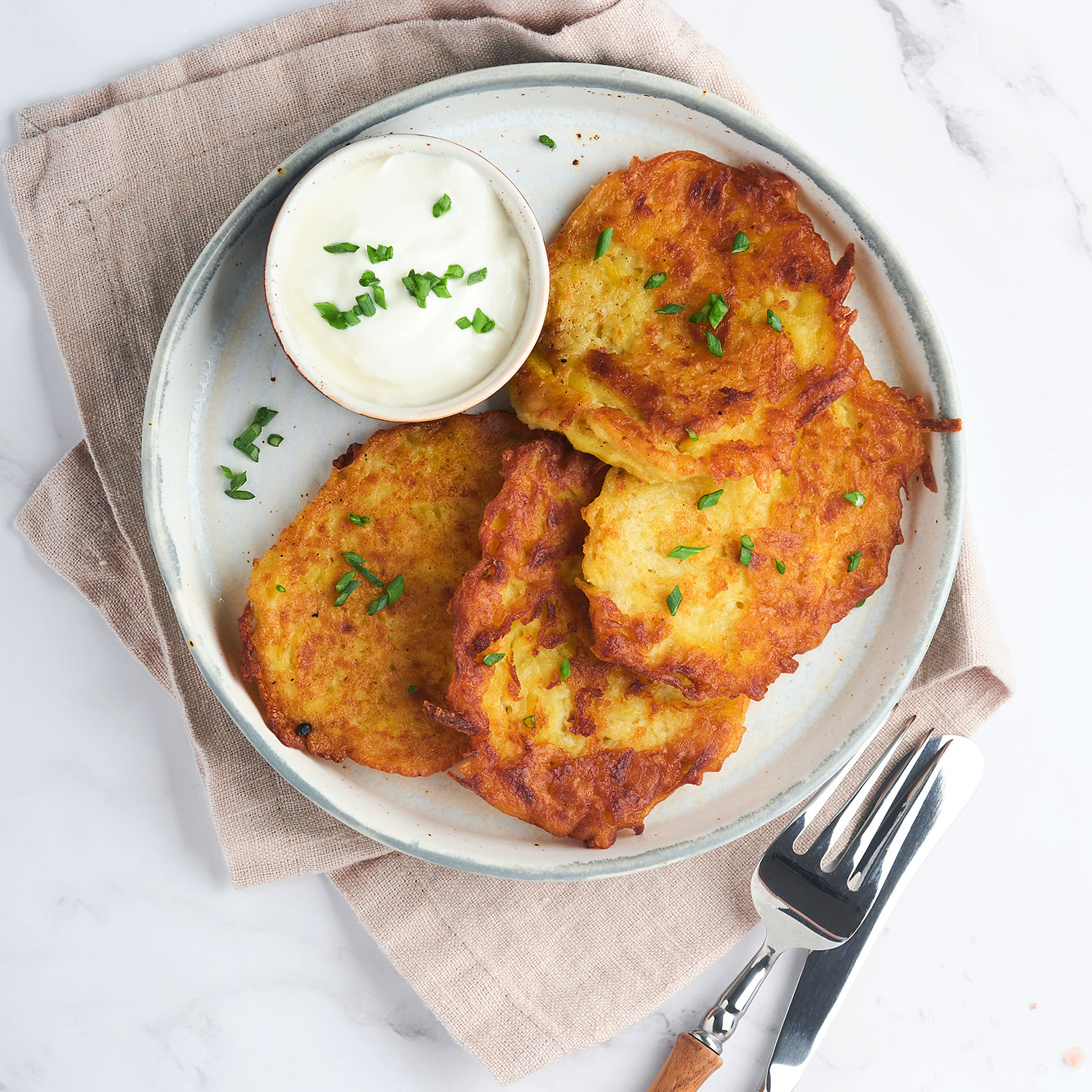 Potato pancakes; photo courtesy Adobe Stock Images Potato pancakes; photo courtesy Adobe Stock Images
