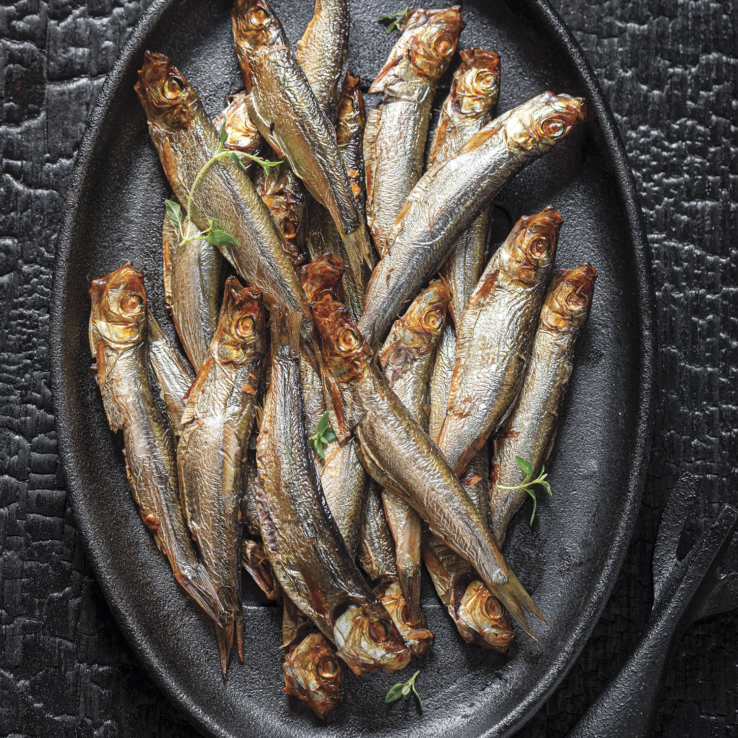 Smoked sprats; Photo courtesy Adobe Stock Images Smoked sprats; Photo courtesy Adobe Stock Images