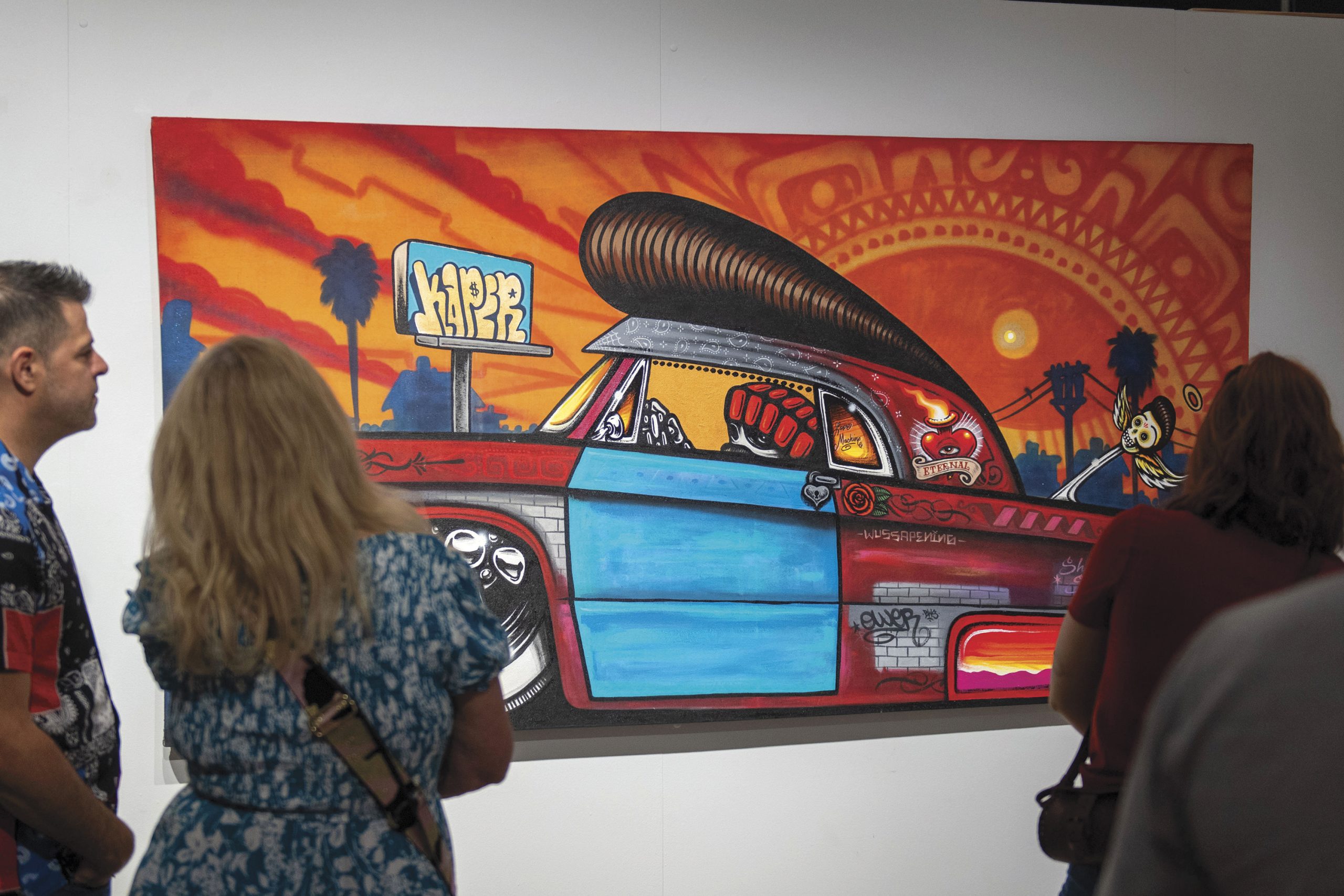 “Love Machine” by Lalo Cota (2024); Photo courtesy Vision Gallery “Love Machine” by Lalo Cota (2024); Photo courtesy Vision Gallery